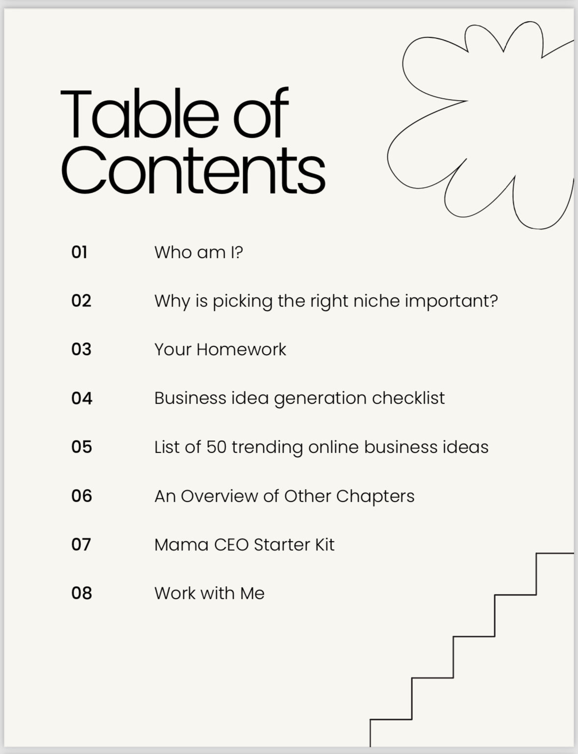 Table of Contents 